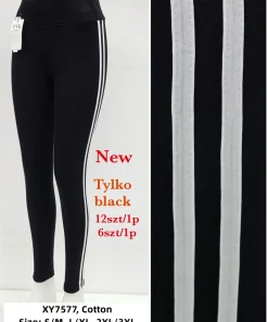 Legginsy Damskie, Size s/m-2xl/3xl, paczka 12szt, mix kolor (Sao chép)