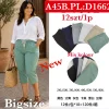 Spodnie Damskie, Size 2xl/3xl-5xl/6xl, paczka 12szt, mix kolor (Sao chép)