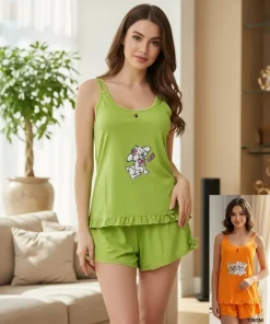 Piżamy DAMSKI ,size s-2xl,paczka 10szt,mix kolor