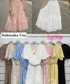 Sukienki DAMSKA WŁOSKA, Size uni ,paczka 6szt mix kolor (Sao chép)