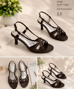 Sandaly na Obcasie DAMSKIE (36-40, 12par)