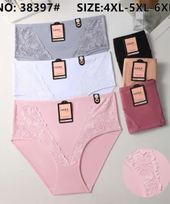 Majtki Damskie, Size 4xl-6xl, paczka 24szt, mix kolor