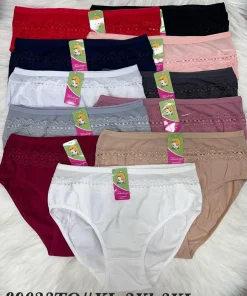Majtki Damskie,Size xl-3xl, paczka 24szt, mix kolor