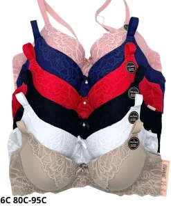 Biustonosz C Damskie,Size 80-95, paczka 6szt, 1 kolor