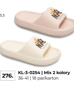 Klapki DAMSKIE (36-41, 18par)