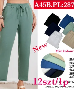 Spodnie Damskie,Size 2xl/3xl-5xl/6xl, paczka 12szt, mix kolor