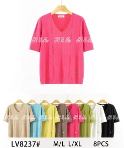 Bluzki Damskie, Size m/l-l/xl , paczka 8szt, mix kolor (Sao chép)