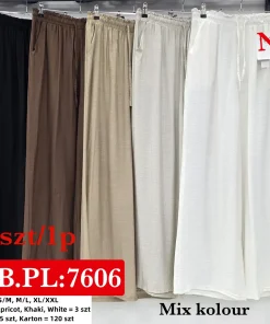 Spodnie Damskie,Size s/m-xl/2xl, paczka 12szt, mix kolor