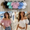 Bluzki Damskie, Size uni, paczka 6szt, mix kolor (Sao chép)