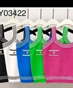 Bluzki Damskie, Size uni, paczka 12szt, mix kolor (Sao chép)