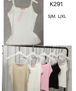 Bluzki Damskie, Size s/m-l/xl, paczka 12szt, mix kolor