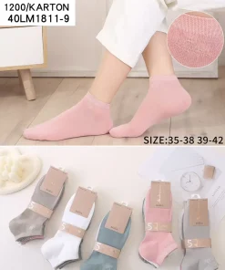 Stopki Damskie, Size 35-42, paczka 40szt, mix kolor
