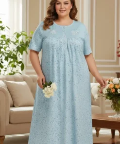 Koszule nocne damskie ,size 4-8xl,paczka 10szt,mix kolor