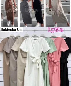 Sukienki DAMSKA WŁOSKA, Size uni ,paczka 6szt mix kolor (Sao chép)