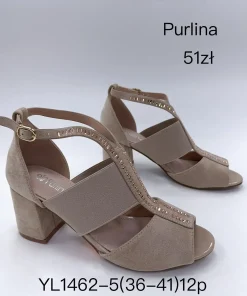Buty Sandaly na Obcasie DAMSKIE (36- 41, 12par)