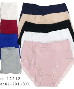 Majtki Damskie, size xl-3xl, paczka 24szt, mix kolor
