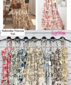 Sukienki DAMSKA WŁOSKA, Size uni ,paczka 6szt mix kolor (Sao chép)