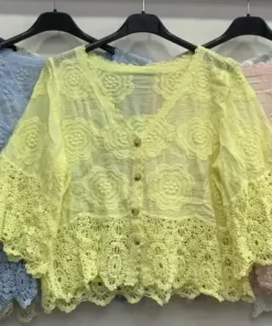 Bluzki DAMSKA WŁOSKA, Size uni ,paczka 6szt mix kolor (Sao chép)
