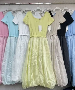 Sukienki damskie wloskie, Size uni ,paczka 6szt mix kolor