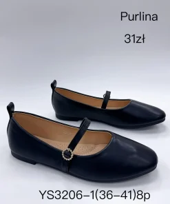 Buty Baleriny DAMSKIE (36-41, 8par) (Sao chép)