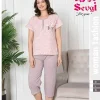 Piżamy Damskie, size m-xl, paczka 12szt, 1 kolor (Sao chép)