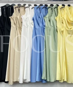 Sukienki damskie wloskie, Size uni ,paczka 6szt mix kolor