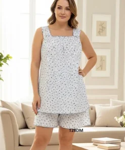 Piżamy DAMSKI ,size xl-4xl,paczka 10szt,jasny kolor