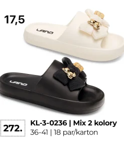 Klapki DAMSKIE (36-41, 18par)