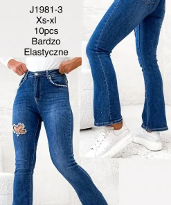 Jeansy damskie,size xs-xl,Paczka 10szt,1kolor