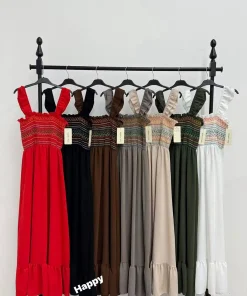 Sukienki damskie wloskie, Size uni ,paczka 6szt mix kolor