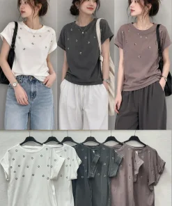 Bluzki damskie ,size uni,paczka 6szt ,mix kolor