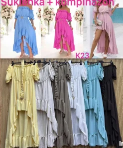 Sukienki damskie,size uni,paczka 6szt ,mix kolor