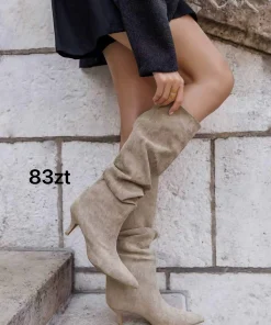 Buty Kozaki Damskie (36-41, 12par) (1kolor)