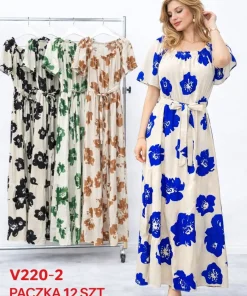 Sukienki damskie,size m/l-xl/2xl,paczka 12szt ,mix kolor
