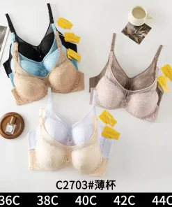 Biustonosz C Damskie,Size 36-44, paczka 6szt, 1 kolor