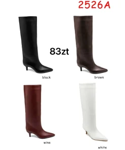 Buty Botki na Obcasie DAMSKIE (36-41, 12par) 1 kolor