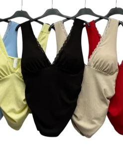 Bluzki damskie wloskie, Size uni ,paczka 6szt mix kolor
