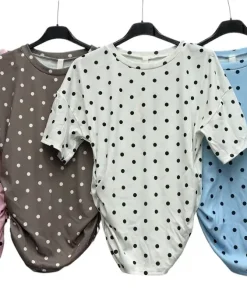Bluzki damskie wloskie, Size uni ,paczka 6szt mix kolor