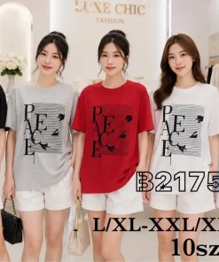 Bluzki damskie,size l/xl-2/3xl,paczka 10szt ,mix kolor