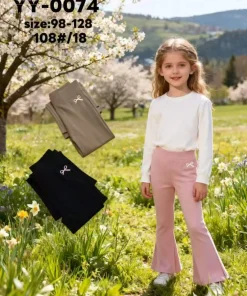 Spodnie DZIECIĘCA ,size 98-128 ,paczka 18szt,mix kolor