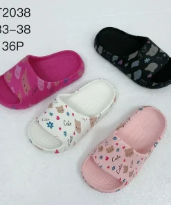 Klapki DZIECIĘCE (33-38, 36par) mix kolor