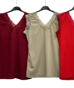 Bluzki damskie wloskie, Size uni ,paczka 6szt mix kolor