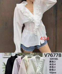 Bluzki damskie,size s/m-m/l,paczka 10szt ,mix kolor