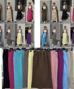 Spódnica długa Damskie,Size uni, paczka 6szt, mix kolor