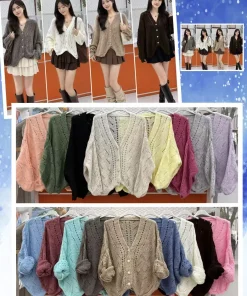 Swetry damskie ,Size uni, paczka 6szt, mix kolor