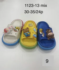 Klapki DZIECIĘCE (306-35, 24par) mix kolor