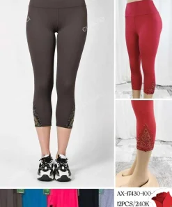 Legginsy Damskie,Size s-xl, paczka 12szt, mix kolor