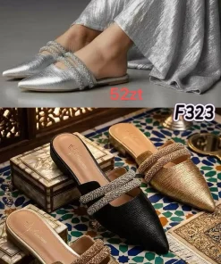 Buty Kapcie Damskie (36-41, 12par) 1 kolor