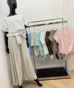 Bluzki damskieWŁOSKA, Size uni ,paczka 6szt mix kolor