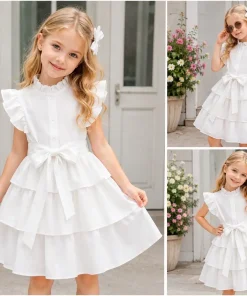 Sukienki DZIECIĘCA ,size 4-14lat,paczka 6szt ,1 kolor